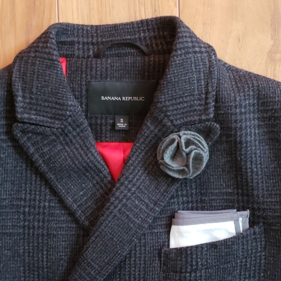 Banana Republic Double Breasted Top Coat - Picture 2 of 8